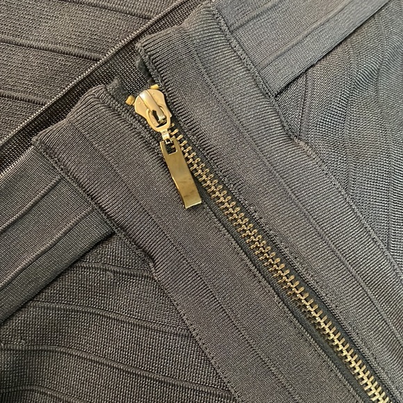 Olive/Grey Bandage Skirt - Picture 6 of 6